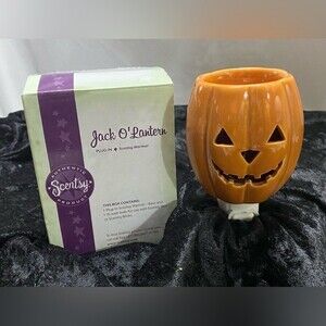 Scentsy Jack O' Lantern Mini Wall Wax Warmer Halloween Pumpkin Retired 2010